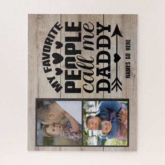 Gepersonaliseerde Vaderdag Puzzle Legpuzzel (Verticaal)