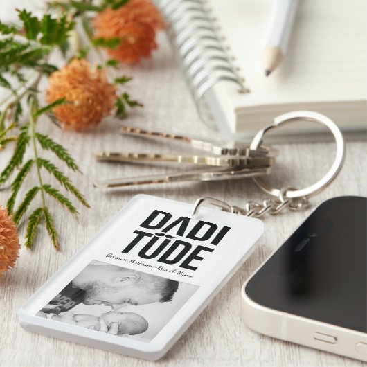 Gepersonaliseerde Vaderdag Sleutelhanger (Voorkant Rechts)