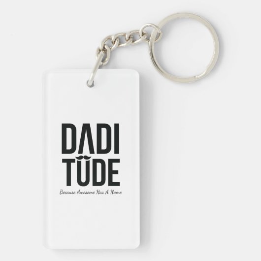 Gepersonaliseerde Vaderdag Sleutelhanger (achterkant)