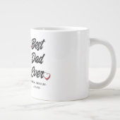 Gepersonaliseerde vaderdag, twee foto collage cade grote koffiekop (Rechts)