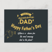 Gepersonaliseerde Vaderdag-viering Briefkaart (Voorkant)