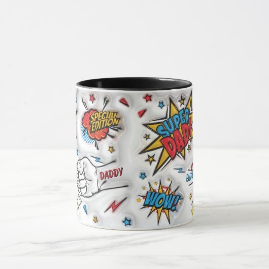 Gepersonaliseerde Vaderdag "vuistbult" Mok (Midden)