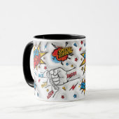 Gepersonaliseerde Vaderdag "vuistbult" Mok (Voorkant links)