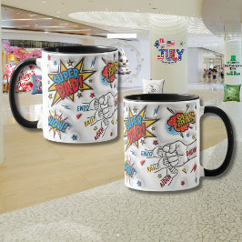 Gepersonaliseerde Vaderdag "vuistbult" Mok