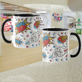 Gepersonaliseerde Vaderdag "vuistbult" Mok