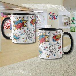 Gepersonaliseerde Vaderdag "vuistbult" Mok