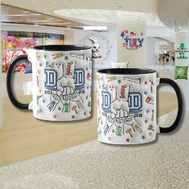 Gepersonaliseerde Vaderdag "vuistbult" Mok