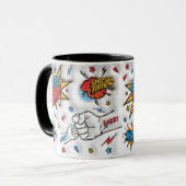 Gepersonaliseerde Vaderdag "vuistbult" Mok (Voorkant links)