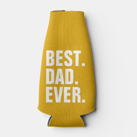 Gepersonaliseerde vaders dag cadeau beste vader oo flesjeskoeler (Voorkant)