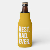 Gepersonaliseerde vaders dag cadeau beste vader oo flesjeskoeler (Fles Voorkant)