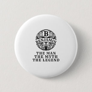 Gepersonaliseerde vaders    overdag het man de myt ronde button 5,7 cm