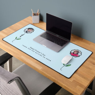 Gepersonaliseerde Vaders Tuin Fotocadeau van kinde Bureaumat