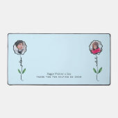 Gepersonaliseerde Vaders Tuin Fotocadeau van kinde Bureaumat (Voorkant)