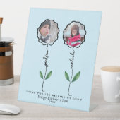 Gepersonaliseerde Vaders Tuin Fotocadeau van kinde Reclamebord Met Voetstuk (Insitu)