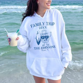 Gepersonaliseerde vakantie 2024 Familie Matching B Hoodie