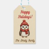 Gepersonaliseerde vakantie cadeau label cadeaulabel (Achterkant)