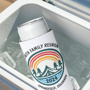 Gepersonaliseerde vakantie en camping seltzer blikjeskoeler