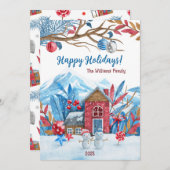 Gepersonaliseerde vakantie Kaart (Voorkant / Achterkant)