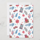 Gepersonaliseerde vakantie Kaart (Achterkant)