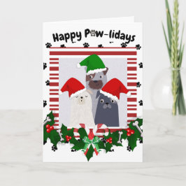 Gepersonaliseerde vakantie Kaart voor Hondenliefhe