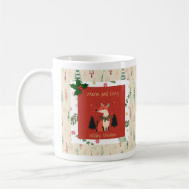 Gepersonaliseerde vakantie Mok met Schattigee Fox