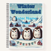 Gepersonaliseerde vakantie Notitieboek voor school (Voorkant)