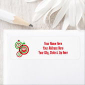 Gepersonaliseerde vakantie retour adres label (Insitu)