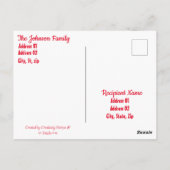 Gepersonaliseerde vakantie veteranen / militaire f briefkaart (Achterkant)