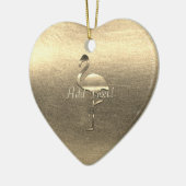 Gepersonaliseerde vakantieseizoen vibe keramisch ornament (Links)