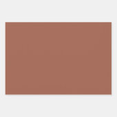 Gepersonaliseerde vakantiewens, bruin en blauw inpakpapier vel (Voorkant 3)