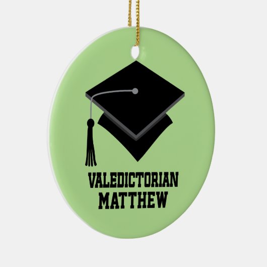 Gepersonaliseerde Valedictorian Ornament (Rechts)