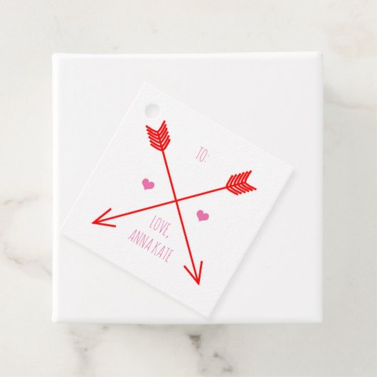 Gepersonaliseerde Valentijn Gift Labels (In situ)