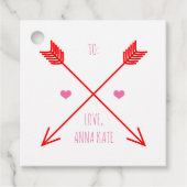 Gepersonaliseerde Valentijn Gift Labels (Voorkant)