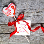 Gepersonaliseerde Valentijn Gift Labels