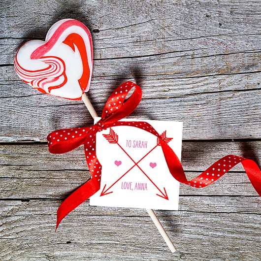 Gepersonaliseerde Valentijn Gift Labels