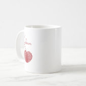 Gepersonaliseerde Valentijn Koffiemok (Voorkant links)