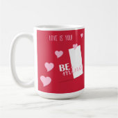 Gepersonaliseerde Valentijn liefde is u, wees mijn Koffiemok (Links)