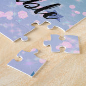 Gepersonaliseerde Valentijn mooi paar legpuzzel (Zijkant)