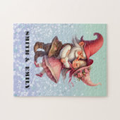 Gepersonaliseerde Valentijn mooi paar legpuzzel (Horizontaal)