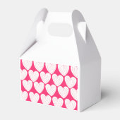 Gepersonaliseerde Valentijn Roze Hart Treat Box Bedankdoosjes (Achterkant)