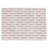 Gepersonaliseerde Valentijn roze harten Groot Cadeauzakje (Voorkant)