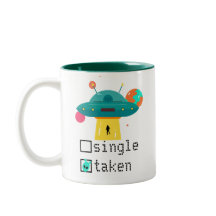 Gepersonaliseerde Valentijn Single Taken UFO