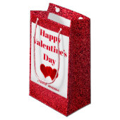 Gepersonaliseerde  Valentijn's Day cadeautas (Voorkant Gekanteld)