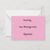 Gepersonaliseerde Valentijn's Day Kaarten voor kin Notitiekaartje (Achterkant)