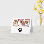 Gepersonaliseerde Valentijns - Liefde is een hond Kaart (Gele Bloem)