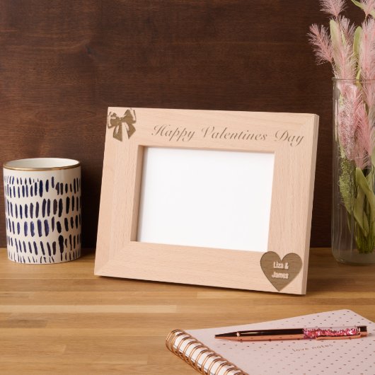 Gepersonaliseerde "Valentijnsdag" Gegraveerde Lijstjes (Links)
