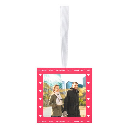 Gepersonaliseerde Valentijnsdag Gift Rood Multi Fo Decoratie (Rechts)