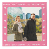 Gepersonaliseerde Valentijnsdag Gift Roze Multi Fo Kubus (Rechts)