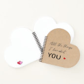 Gepersonaliseerde Valentijnsdag Gift voor Boyvrien Notitieboek (Binnen)