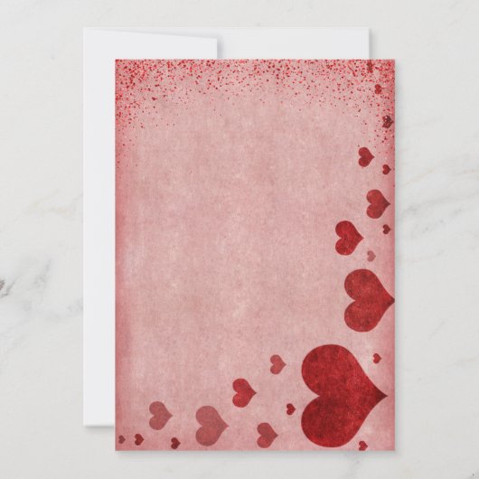 Gepersonaliseerde Valentijnsdag Invitation Kaart (Achterkant)